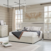 Natural Harmony Off-White Bed