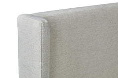 Bisque Beige Upholstered Bed