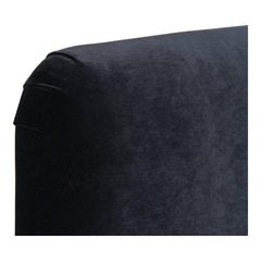 Samara King Bed Blue Velvet