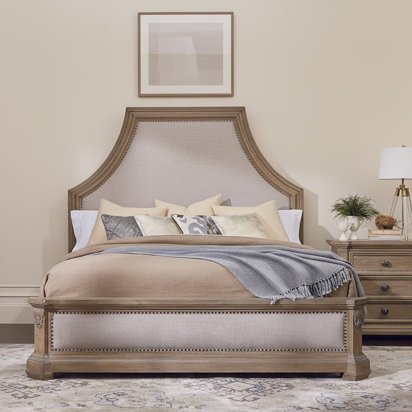 Arch Salvage Little Bryce King Upholstered Bed