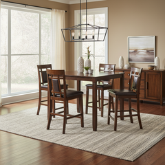 Bennox Counter Height Dining Table and Bar Stools (Set of 5)