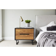 Luzon Queen Bed Light Grey