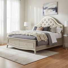 Starlite Queen Upholstered Panel Bed With Storage